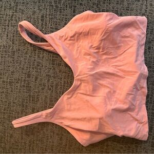 Pink align tank with built in bra size 8